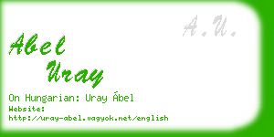 abel uray business card